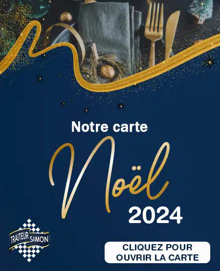 Carte de Noël 2024, traiteur Simon à Staffelfelden