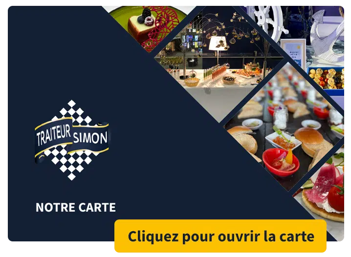 Couverture carte traiteur Simon 2025